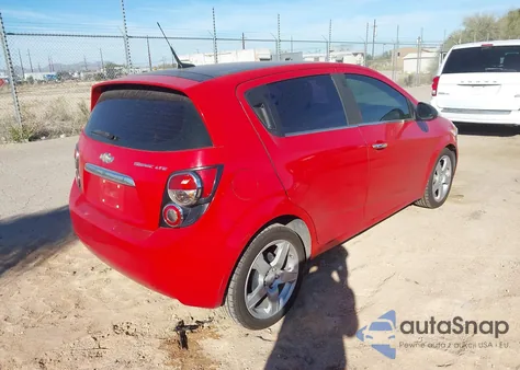 2012 Chevrolet Sonic 2Lz z USA, uszkodzony, nr VIN 1G1JE6SH9C4120459